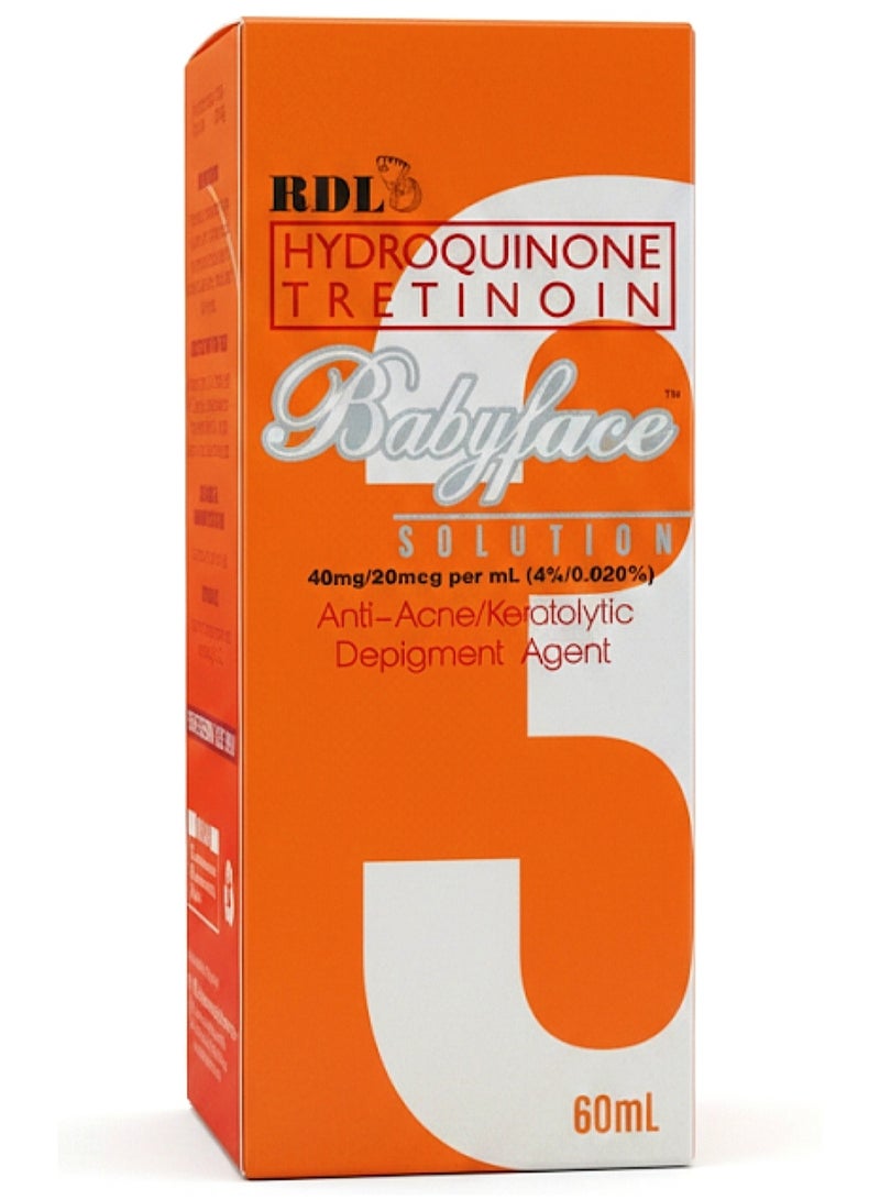 Baby Face Solution Anti-Acne and Depigmenting Agent, 60 ml, No. 3